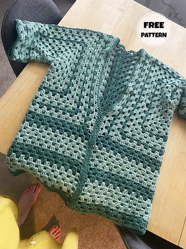 Hexagon Free Summer Sweater Crochet Pattern