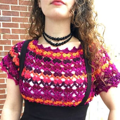 short-sleeve-crochet-top-summer-free-pattern