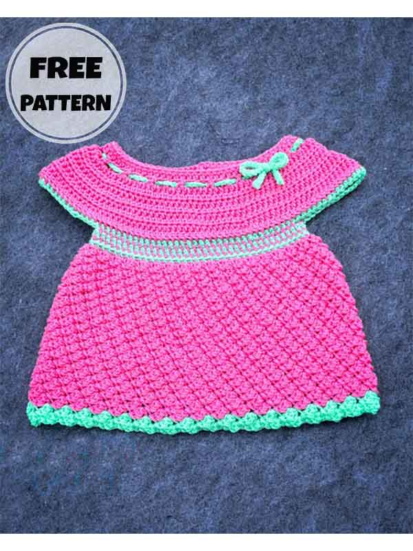 Special Crochet Baby Dress Tunic Free PDF Pattern (2)