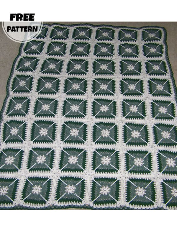 Star Afghan Crochet Squares For A Blanket Free Pattern 