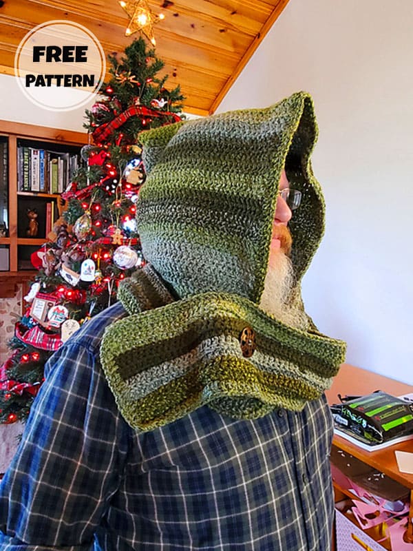 Traveler Crochet Hood Scarf Pattern Free