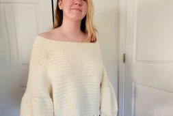 white-sweater-with-crochet-sleeves-free-pattern