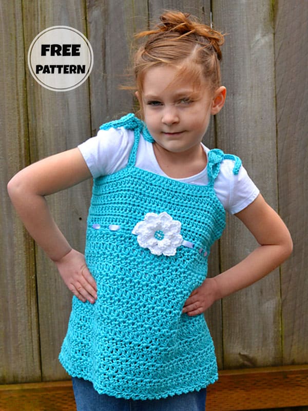 Baby Flower Tank Top Crochet​ Free PDF Pattern