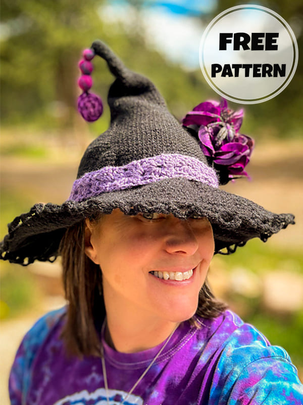 Free Shaped Witches Hat Crochet Pattern (2)