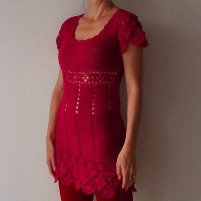 impressive-red-free-crochet-maxi-dress-pattern-pdf