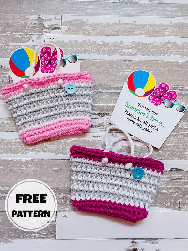 Little Surprises Free Crochet Beach Bag Pattern​ 