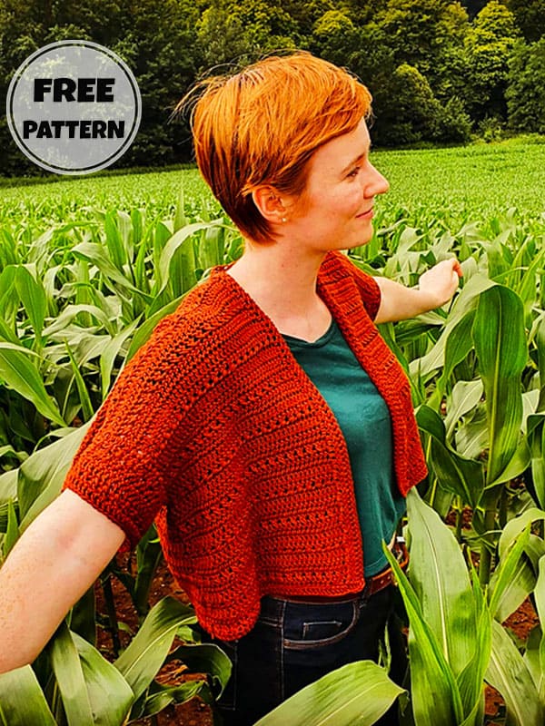 Morning Crochet Cropped Cardigan Free Pattern​ 