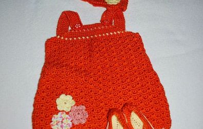 orange-crochet-baby-dress-and-hat-set-pattern-free