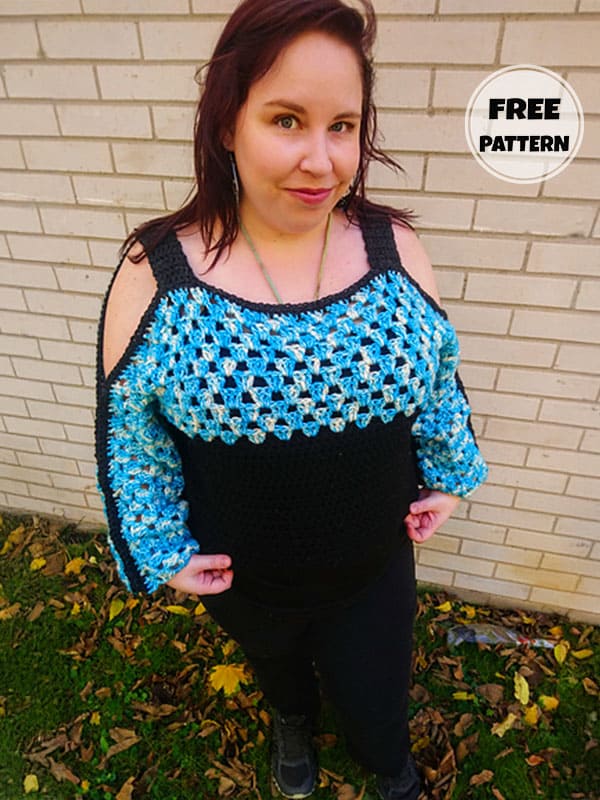 Summer Granny Eden Crop Top Crochet​ Pattern