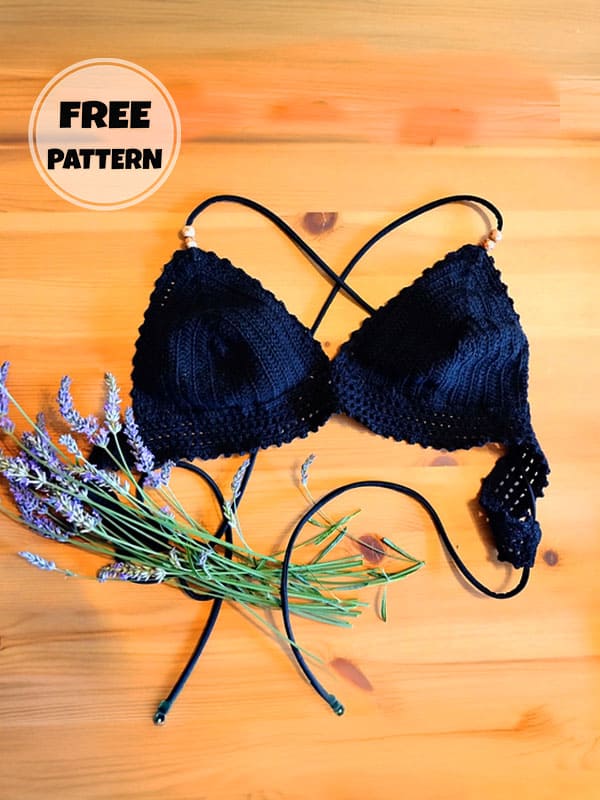 Tropical Crochet Bikini Top Pattern​ Free