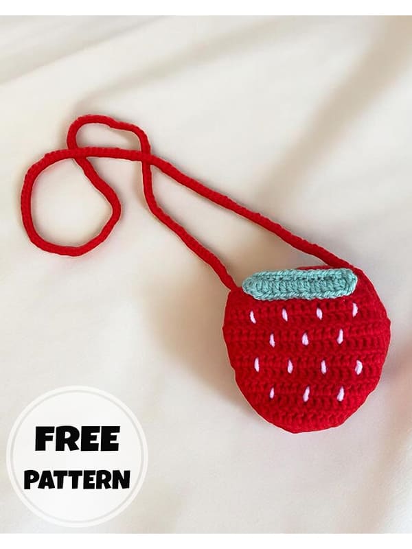 crochet strawberry bag (2)