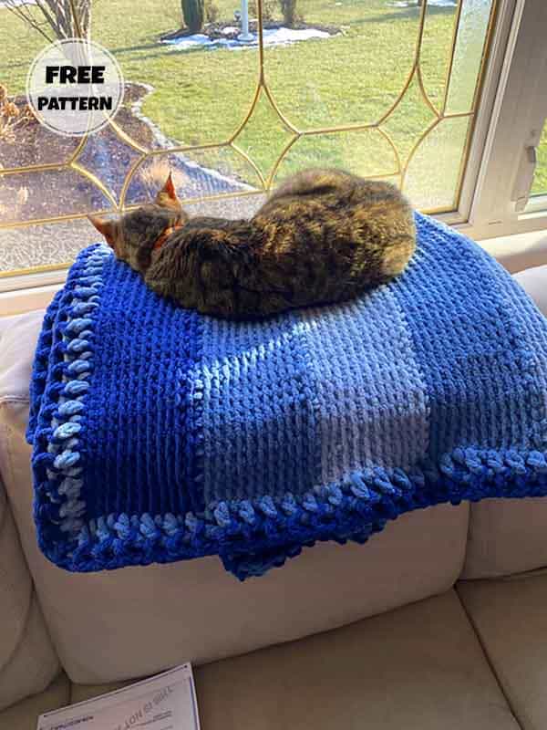 Crochet Cat Blanket