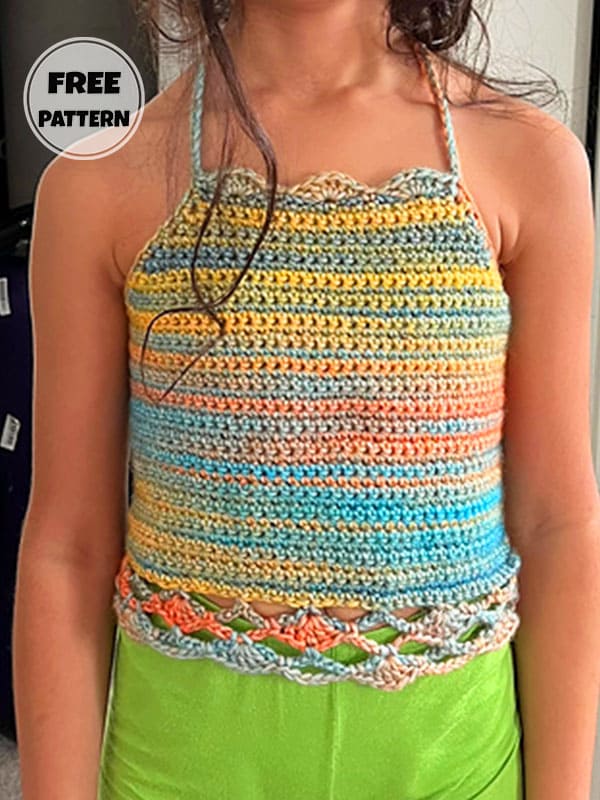 Beach Free Pattern Crochet Crop Top