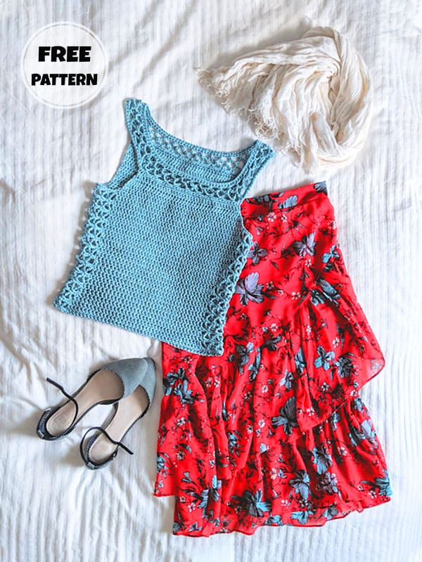 Quick Easy Crochet Tank Top For Beginners Free PDF