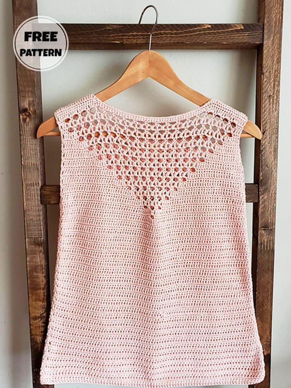 Flamingo Summer Free Tank Top Crochet Pattern