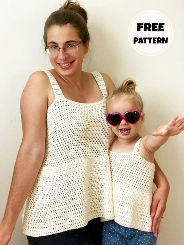 Best Friends Peplum Crochet Top Free Pattern