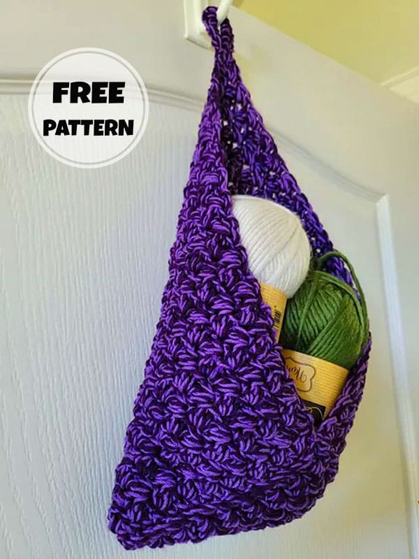 Practical Crochet Hanging Basket Pattern Free​